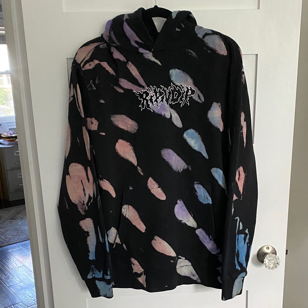 Men’s RipNDip Cotton Hoodie Tie Dye Small